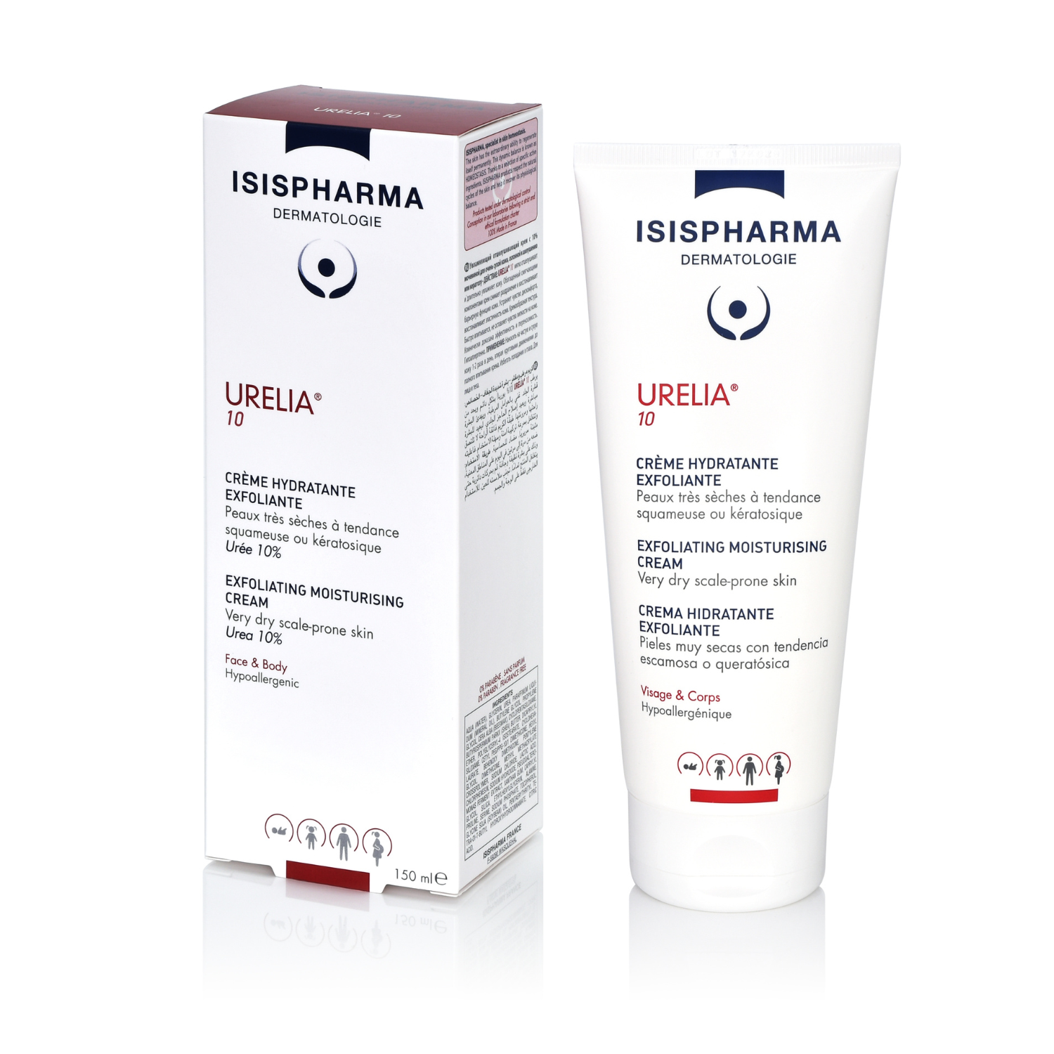 Crema emolienta pentru piele foarte uscata Urelia 10, 150 ml, IsisPharma