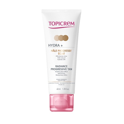 Crema Radiance Progressive Tan Hydra+, 40 ml, Topicrem