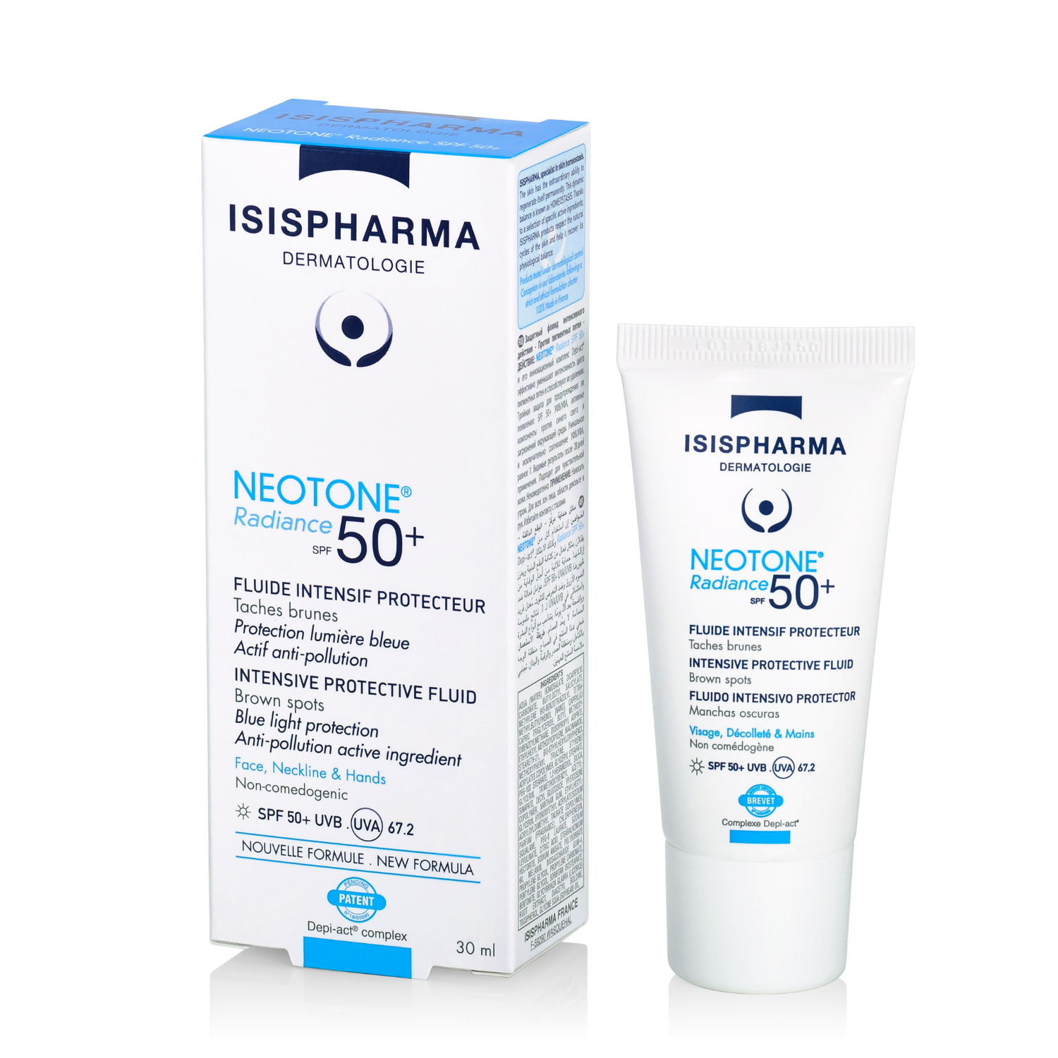 Crema protectoare SPF 50 NeoTone Radiance, 30 ml, IsisPharma