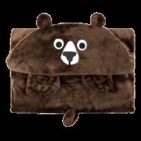 Paturica cu gluga Bear, 145x110 cm, 1 buc, Zoocchini