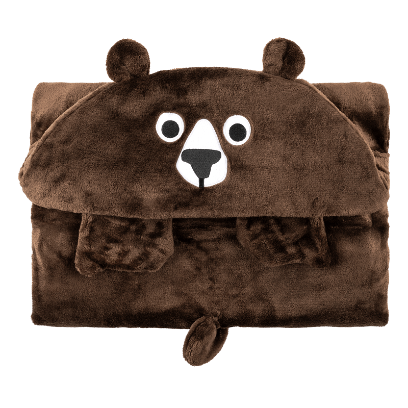 Paturica cu gluga Bear, 145x110 cm, 1 buc, Zoocchini