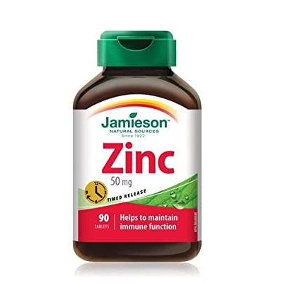 Zinc 50mg, 90 Comprimate, Jamieson