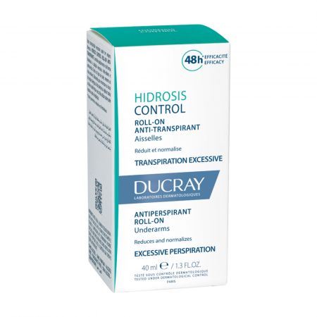 Antiperspirant roll-on Hidrosis Control, 40 ml, Ducray 569886