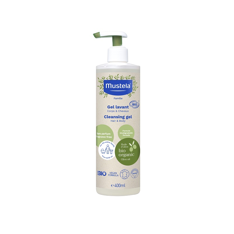 Gel de curatare Bio par si corp, 400ml, Mustela