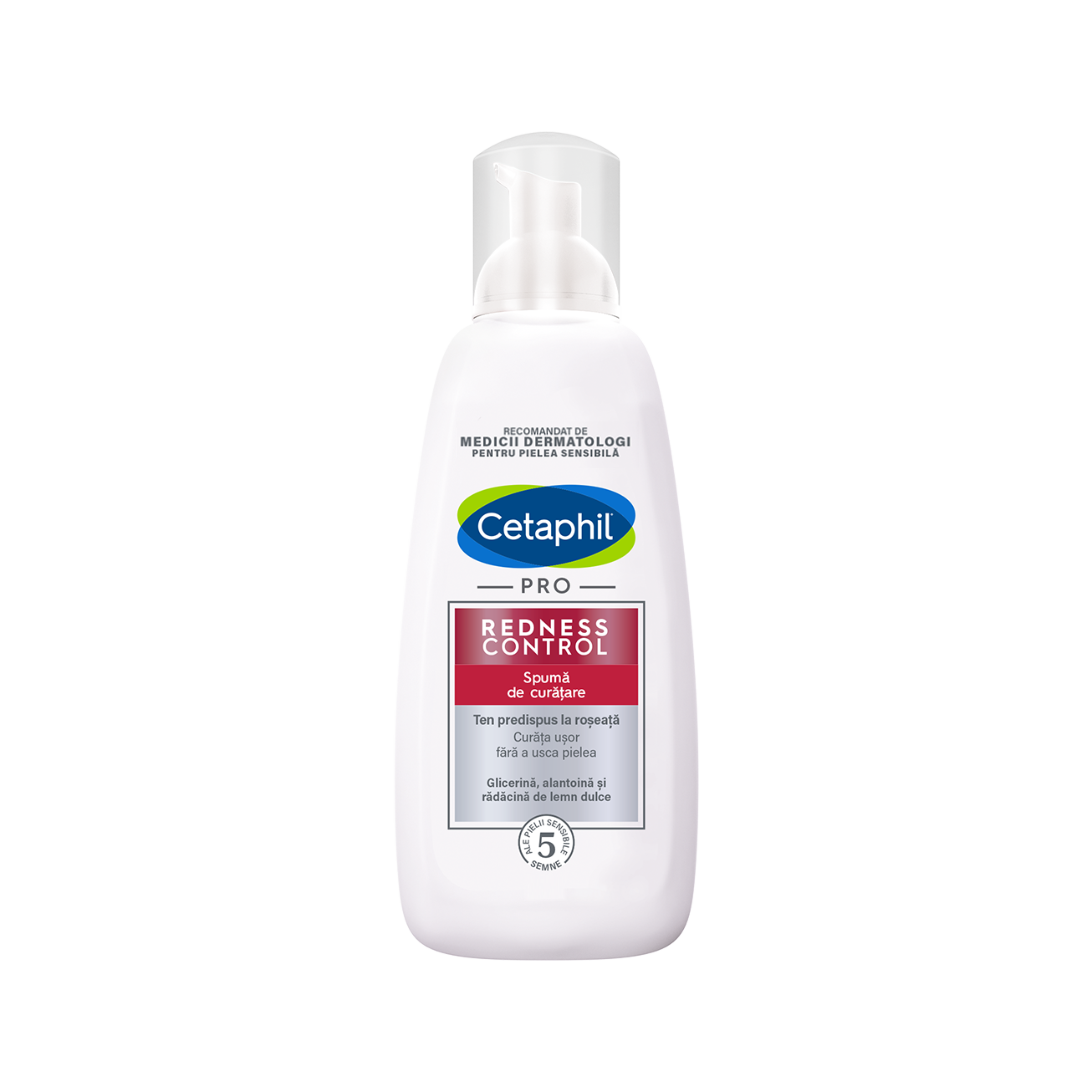 Spuma de curatare Cetaphil PRO Redness Control, 236 ml, Galderma