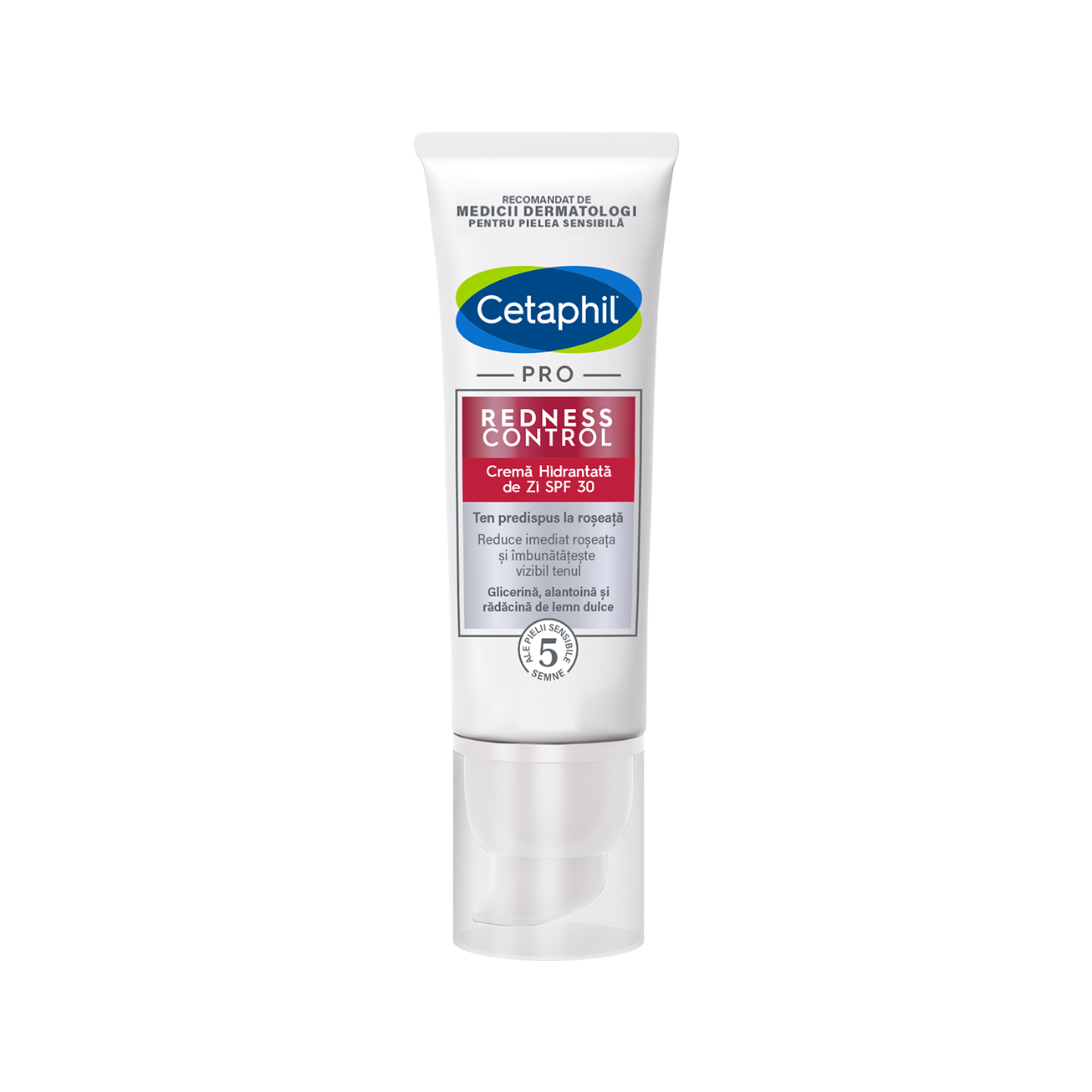 Crema hidratanta de zi cu SPF 30 PRO Redness Control, 50 ml, Cetaphil