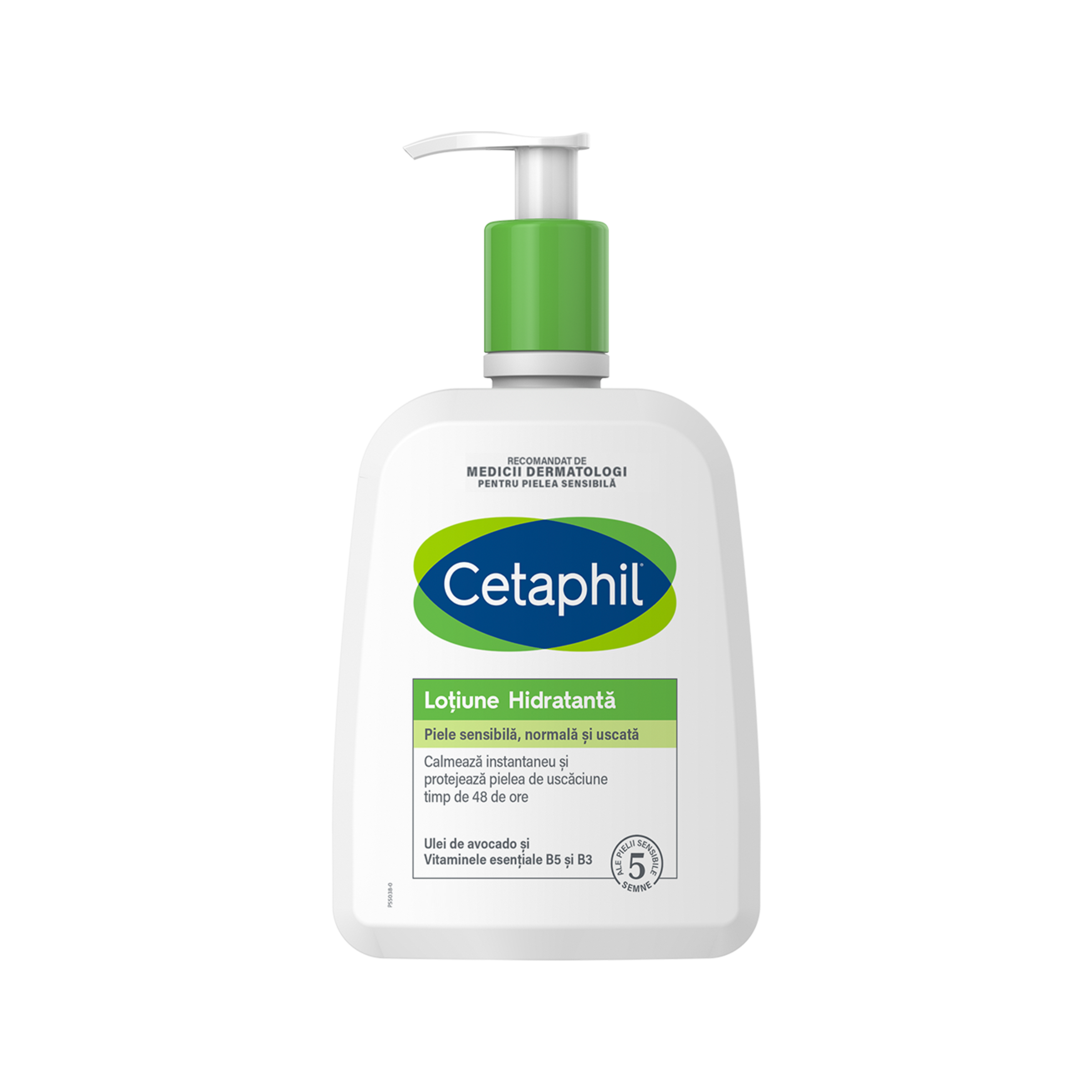 Lotiune hidratanta pentru piele uscata si sensibila Cetaphil, 460 g, Galderma