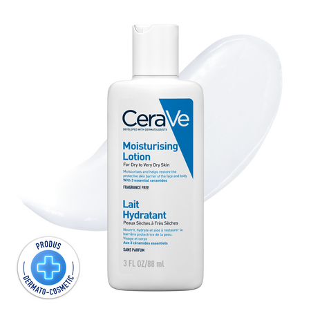 Lotiune hidratanta pentru fata si corp Travel Size, 88 ml, Cerave 692237