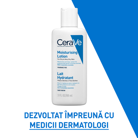 Lotiune hidratanta pentru fata si corp Travel Size, 88 ml, Cerave 692242
