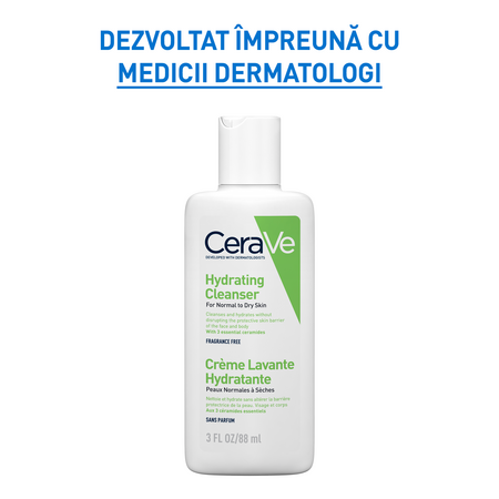 Gel de curatare hidratant Travel Size, 88 ml, Cerave 692221