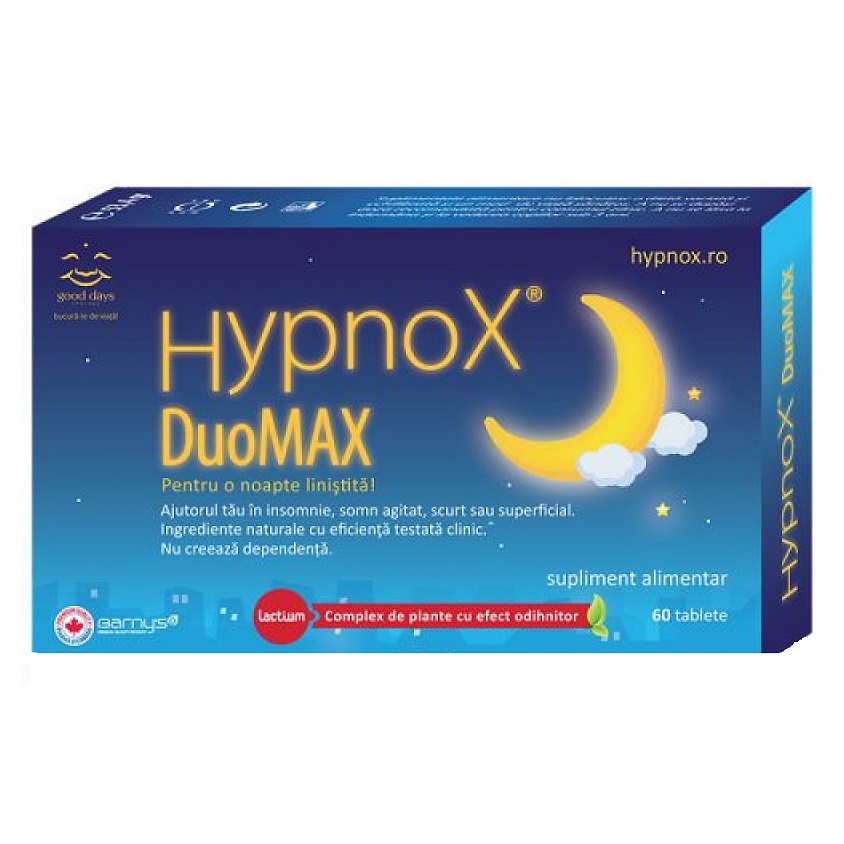 Hypnox DuoMax, 20 comprimate, Good Days Therapy