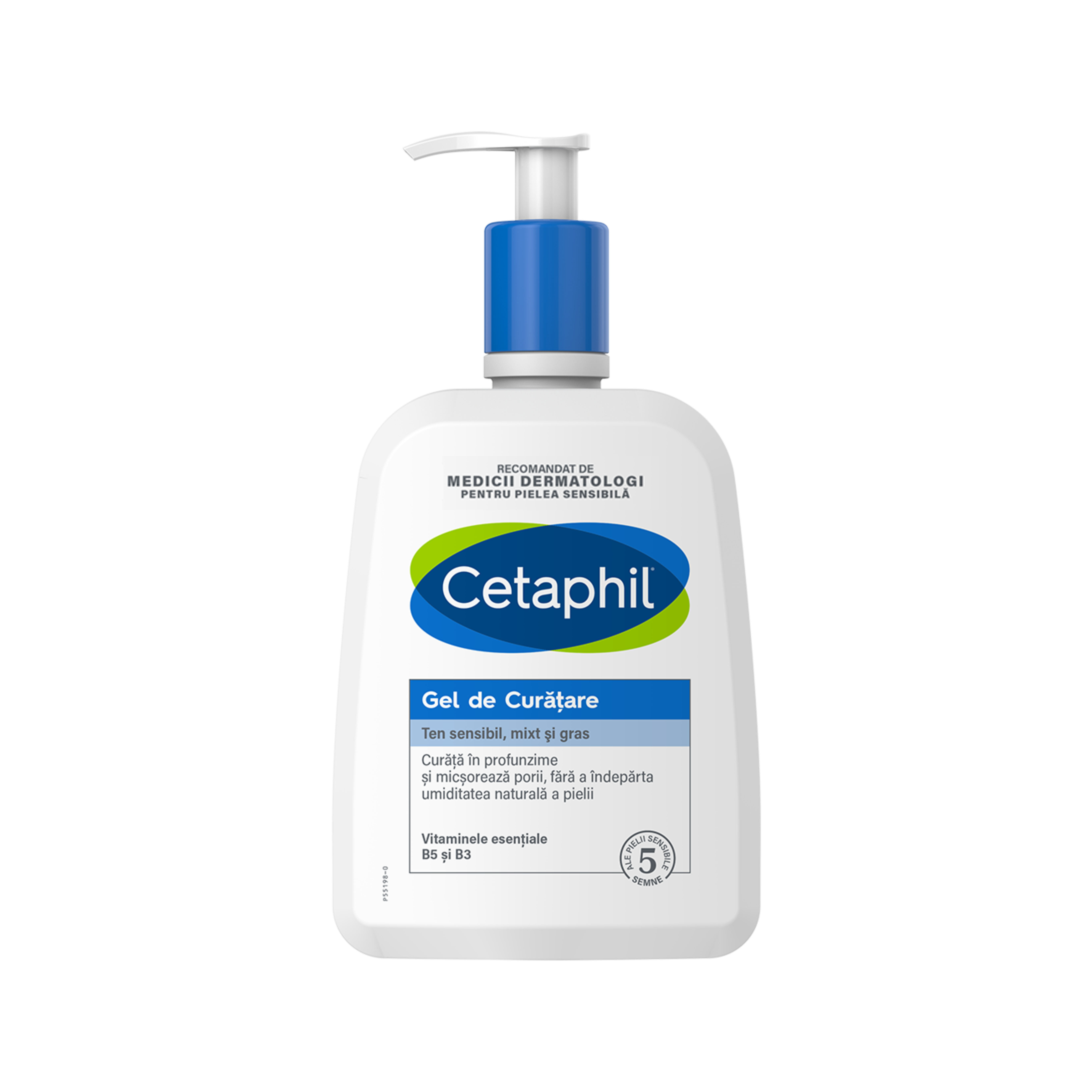 Gel de curatare pentru fata cu tenul normal sau gras Cetaphil, 236 ml, Galderma