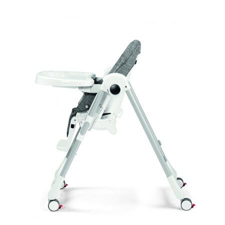 Scaun de masa 2 in 1 Prima Pappa Zero Follow Me, Wonder Grey, Peg Perego 518386