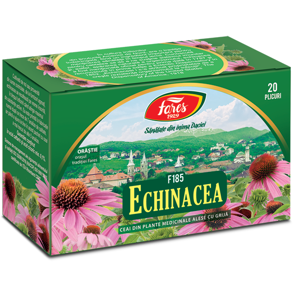 Ceai de echinacea, 20 plicuri, Fares