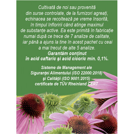 Ceai de echinacea, 20 plicuri, Fares 720746