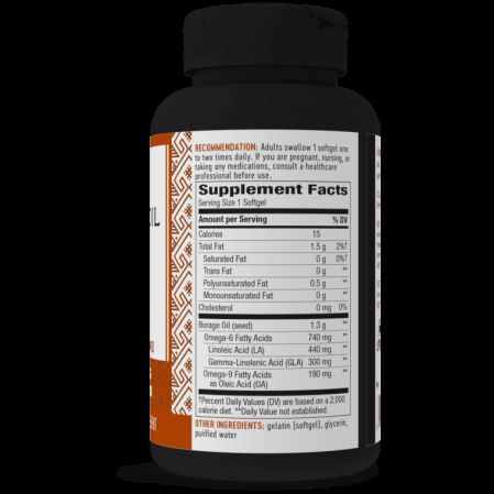 Borage Oil EfaGold, 1300mg, 60 capsule, Secom 517620