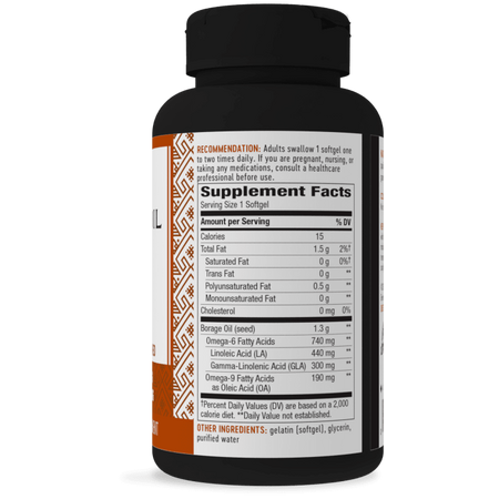 Borage Oil EfaGold, 1300mg, 60 capsule, Secom 517620