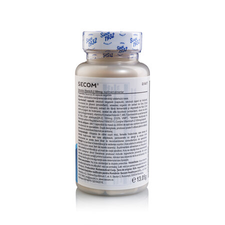 Vitamina K2 Kal, 100 mcg, 30 tablete, Secom 776304