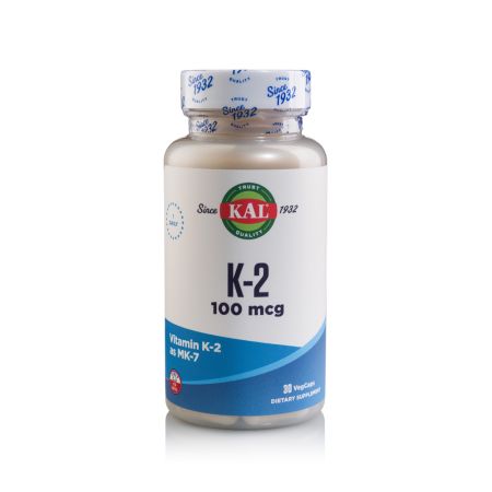 Vitamina K2 100 mcg Kal, 30 tablete, Secom