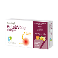 Dropsuri masticabile Nutridef cu miere de manuka si lamaie Gola & Voce, Nutrileya