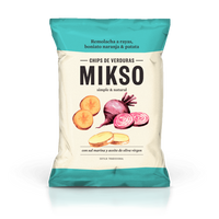 Chipsuri din sfecla, cartofi si cartofi dulci, 85 g, Mikso