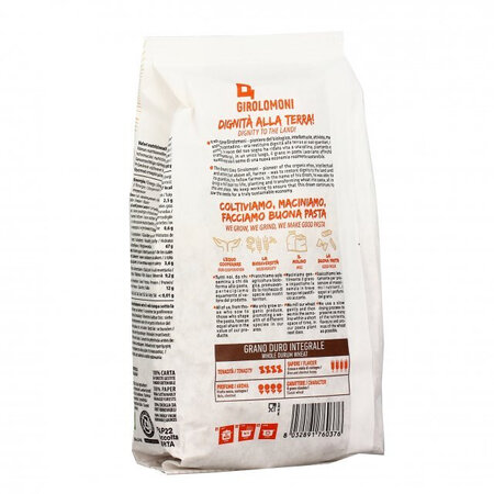 Paste bio din grau dur integral Filini, 400 g, Girolomoni 518024