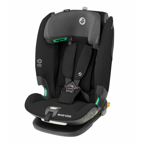 Scaun auto pentru copii I-Size Titan Pro, Authentic Black, Maxi Cosi