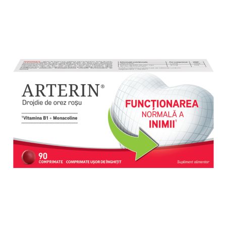 Arterin drojdie de orez rosu, 2.9 mg, 90 comprimate, Perrigo