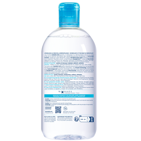 Apa micelara hidratanta Hydrabio H2O, 500 ml, Bioderma 764840