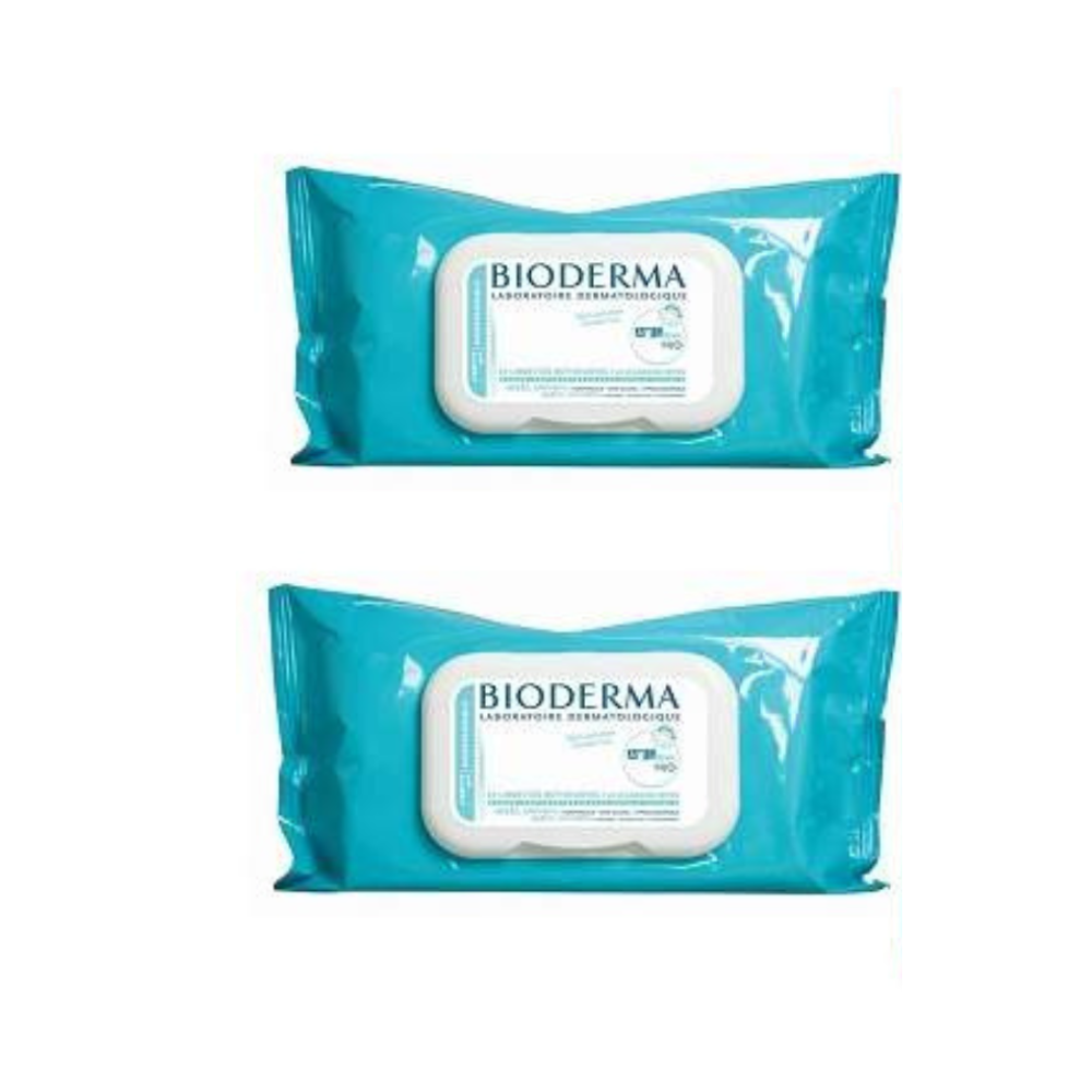 Pachet Servetele umede H2O, 120buc, Bioderma