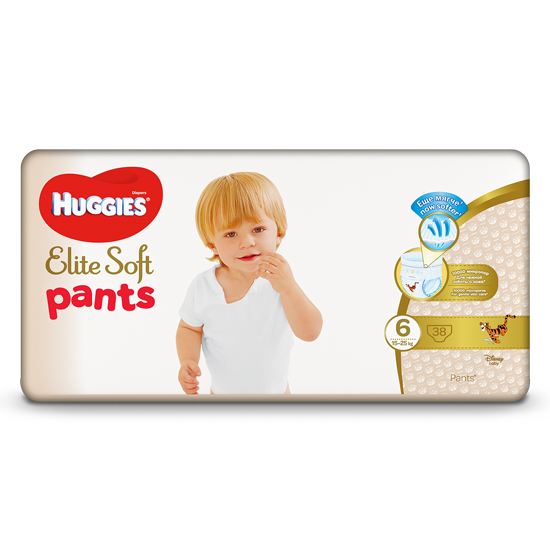 Scutece Pants Elite Soft Nr. 6, 15-25 kg, 38 bucati, Huggies