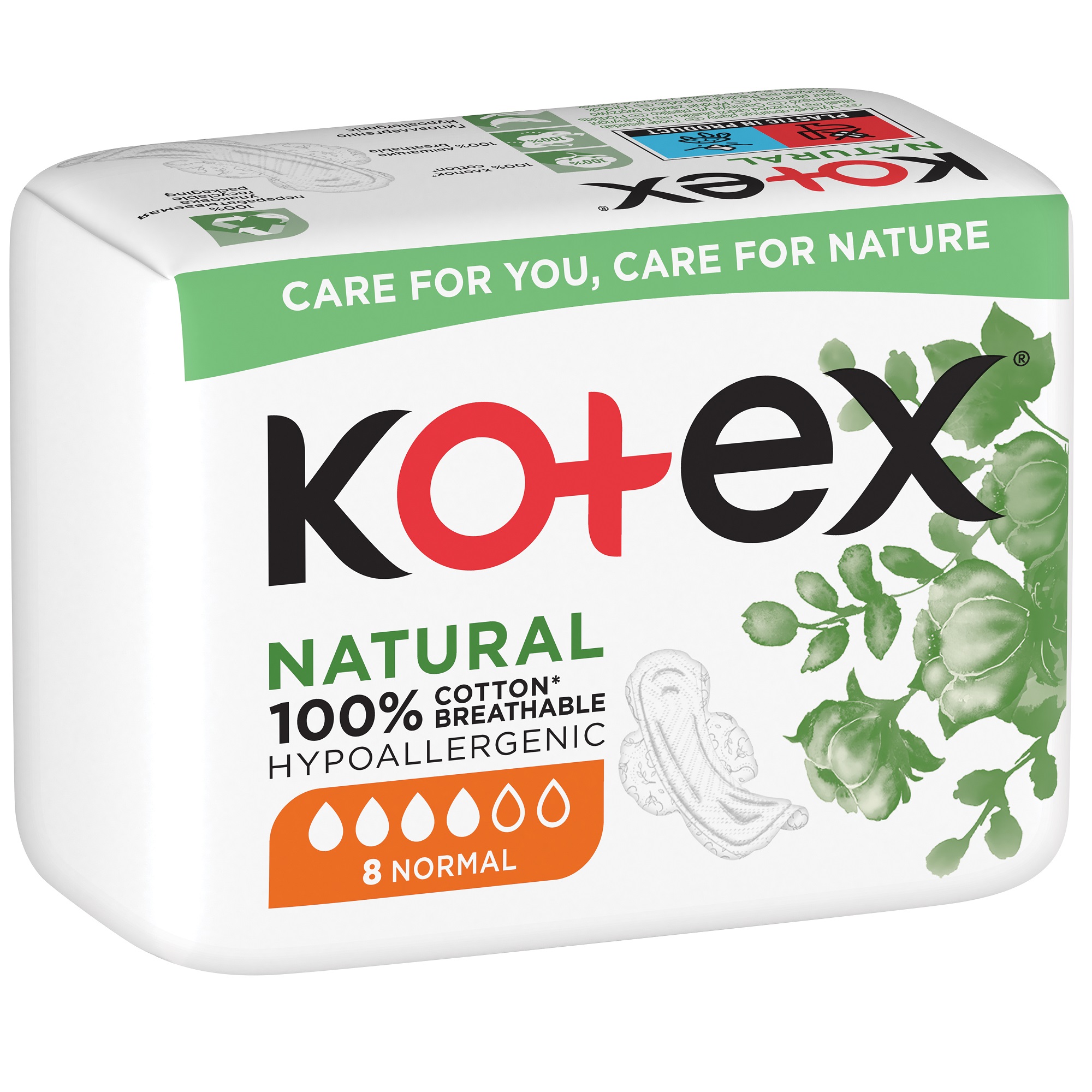 Absorbante de zi Normal, 8 bucati, Kotex