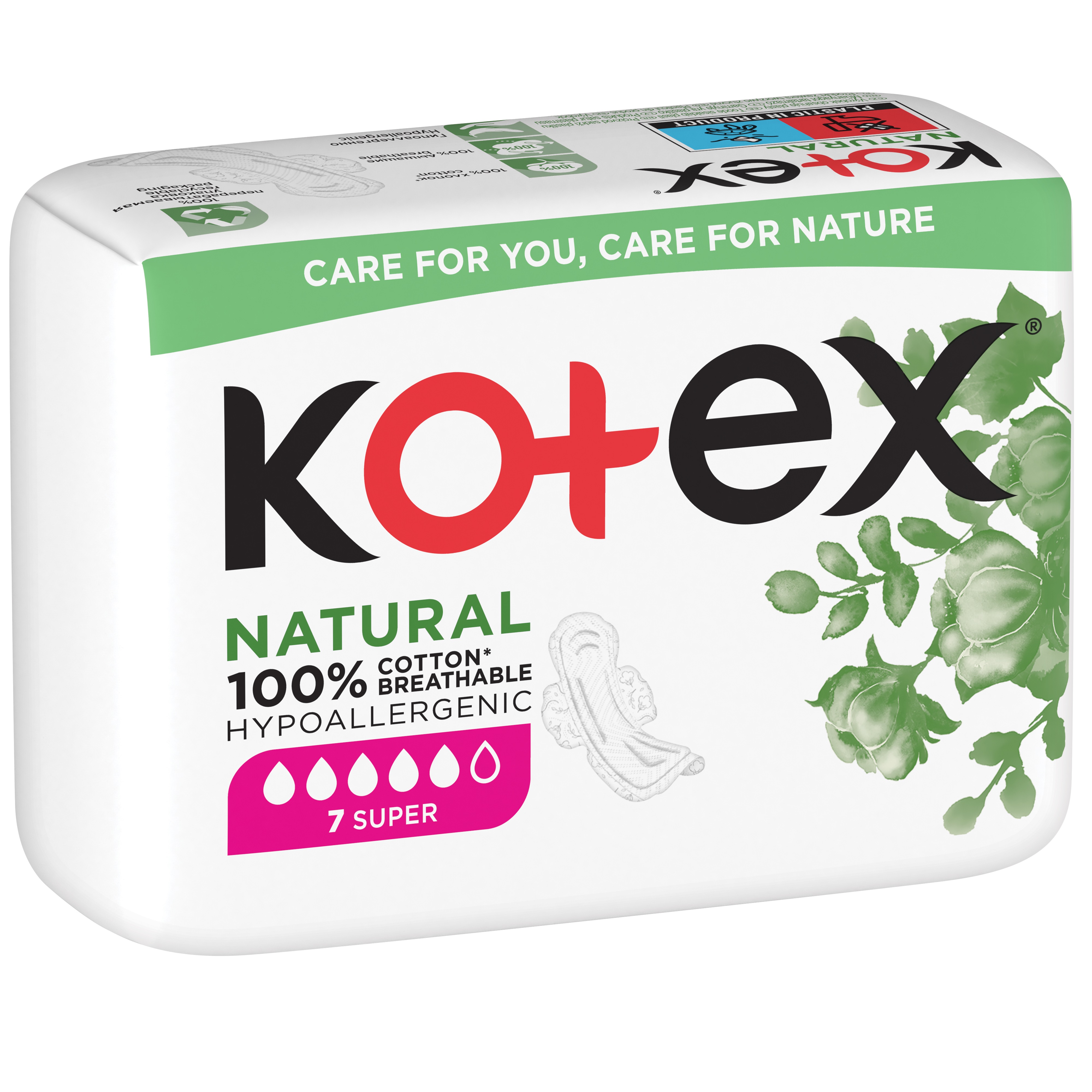 Absorbante de zi Super, 7 bucati, Kotex