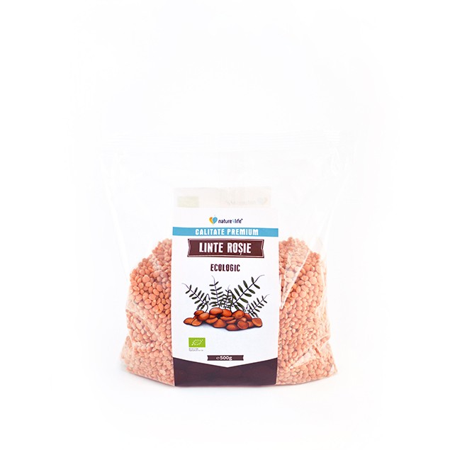 Linte rosie Bio, 500 g, Nature4Life