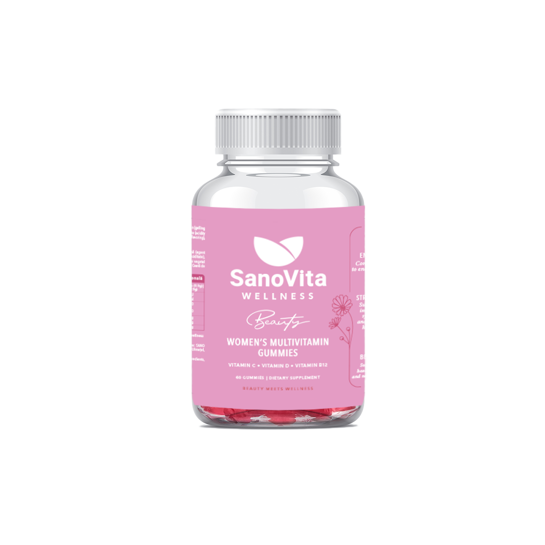 Jeleuri cu multivitamine pentru femei Wellness Beauty, 60 bucati, SanoVita