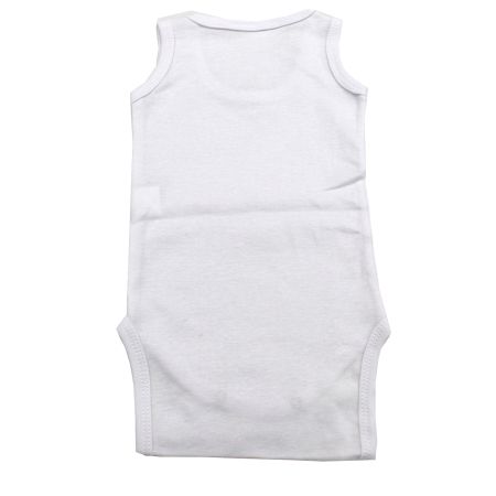 Maiou Body Rib, 6-12 luni, Alb, Baltic Bebe 518266