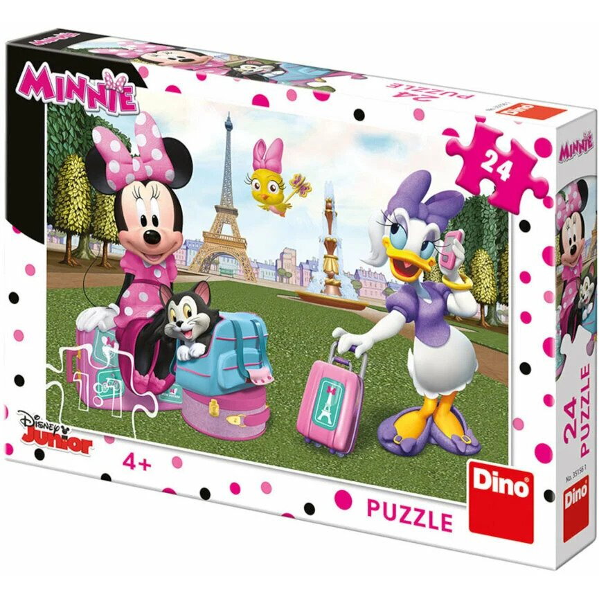 Puzzle Minnie si Daisy, +4 ani, 24 piese, Dino Toys