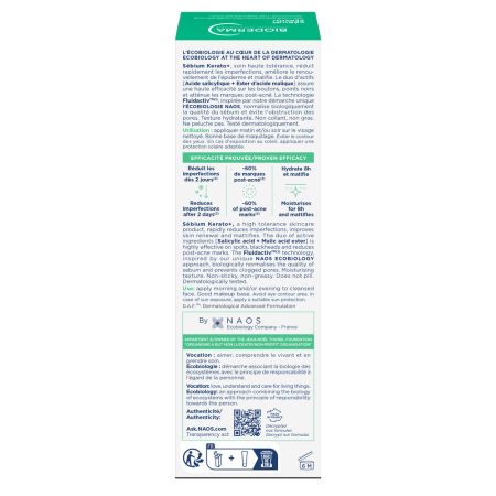 Gel crema anti-imperfectiuni Sebium Kerato+, 30 ml, Bioderma 773815