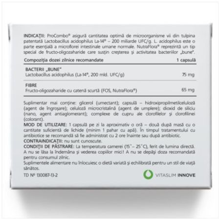 ProCombo Sinbiotic, 10 capsule, Vitaslim 714095