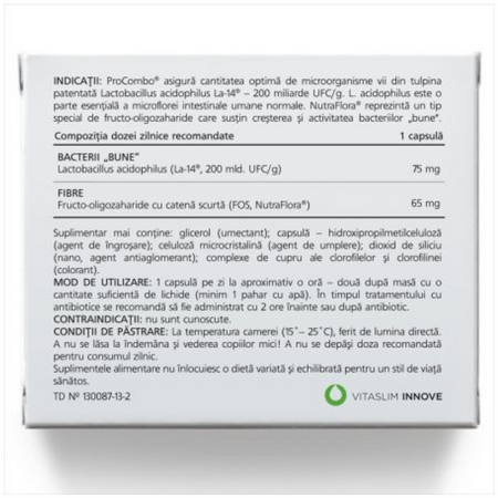 ProCombo Sinbiotic, 10 capsule, Vitaslim 714095