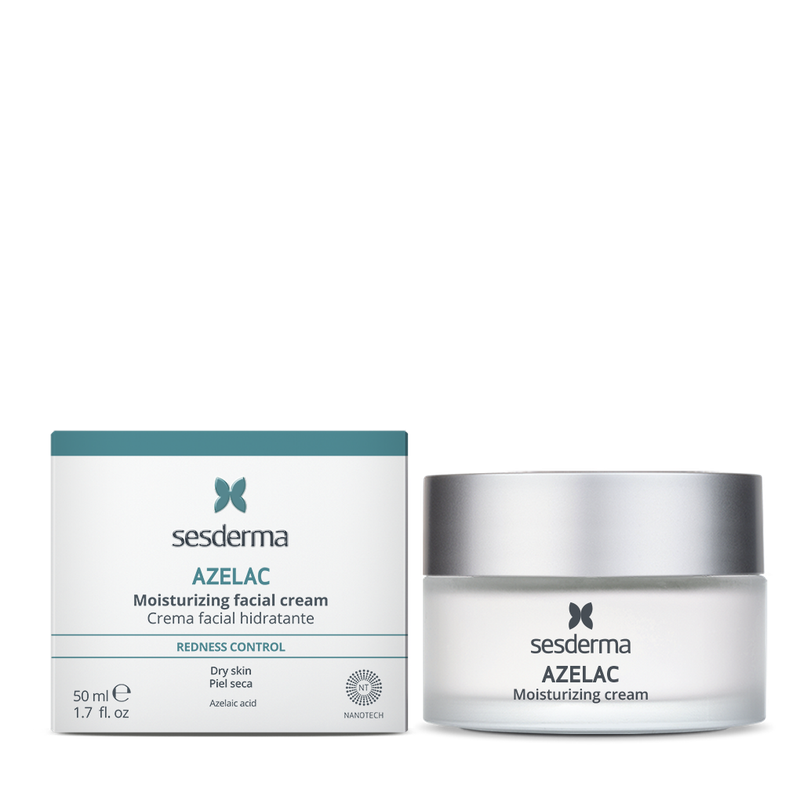 Crema hidratanta si calmanta pentru piele sensibila predispusa la rozacee Azelac, 50 ml, Sesderma
