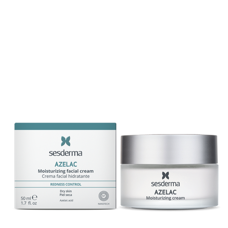 Crema hidratanta si calmanta pentru piele sensibila predispusa la rozacee Azelac, 50 ml, Sesderma