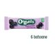 Batoane Bio din ovaz integral cu mere si coacaze negre, +12 luni, 6 batoane x 30 g, Organix 522111