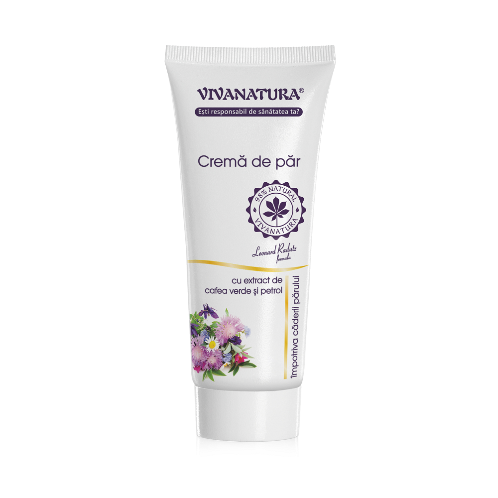 Crema naturala impotriva caderii parului, 75 ml, Vivanatura