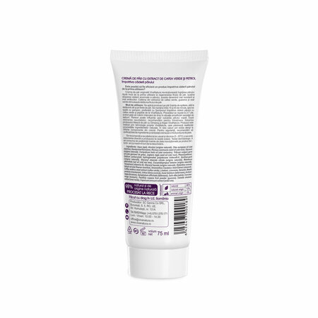 Crema naturala impotriva caderii parului, 75 ml, Vivanatura 765696