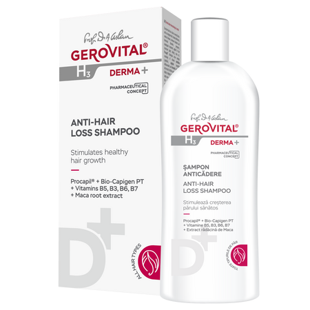 Sampon anticadere Gerovital H3 Derma+