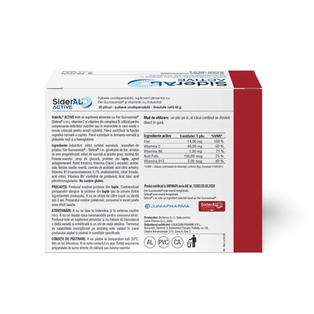 Sideral Active, 30 plicuri, Solacium Pharma 644665