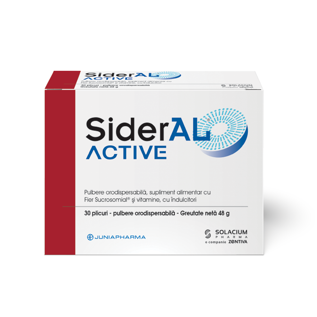 Sideral Active, 30 plicuri, Solacium Pharma