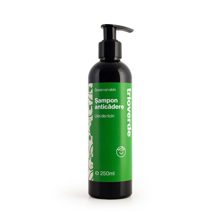Sampon anticadere cu ulei de ricin, 250 ml, Trio Verde