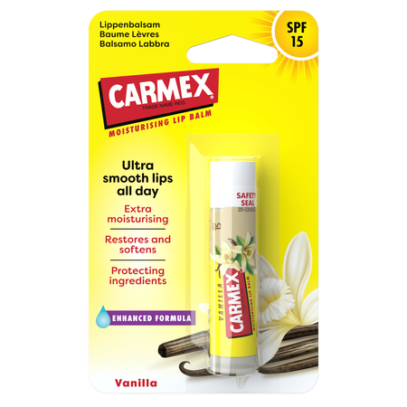 Balsam reparator pentru buze uscate cu vanilie, 4,25 gr, Carmex